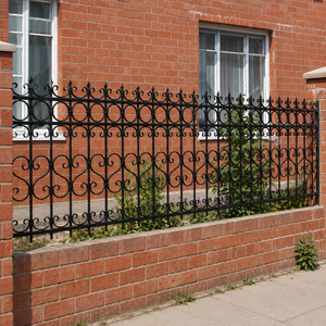 Panneaux de clôture en fer forgé sur mesure, clôture décorative de sécurité pour jardin extérieur, pour propriétés résidentielles et commerciales - Product Image 2