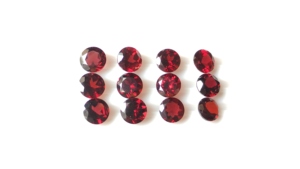 Grenat naturel du Mozambique de haute qualité, pierres précieuses rondes taille brillant 4mm 5mm 6mm 8mm, lot de pierres de grenat rouge en gros pour la bijouterie - Product Image 5
