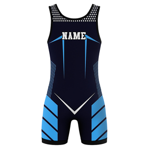 Wrestling Singlets Full Sublimation Spandex/Polyester Quick Dry Breathable Stretch Wholesale Professional Wrestling Suit - Product Image 3