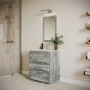 Meubles-lavabos de salle de bain sur pied en bois au design moderne, avec lavabo et 3 tiroirs, qualité export du fabricant premium, vente en gros - Product Image 3