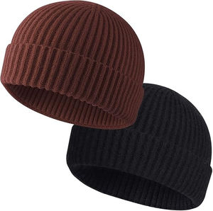 Gorros de Lana para Hombre, Cómodos, Diseño Jacquard a Color, Logotipo Personalizado, Gorros de Invierno, Mezcla de Lana, Transpirables, Impermeables, Unisex para Adultos - Product Image 6