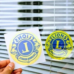 Etiquetas Adhesivas Personalizadas para Ventanas Interiores, Resistentes al Agua, con Logotipo - Product Image 5