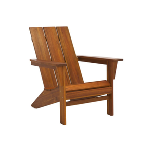 Fauteuil de jardin moderne en teck massif, chaise longue de patio en bois durable pour la détente - Product Image 2