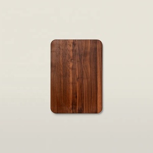 Planche à découper rectangulaire minimaliste avec bords arrondis, surface épaisse et lisse, idéale pour couper, servir et pour les cuisines modernes - Product Image 1