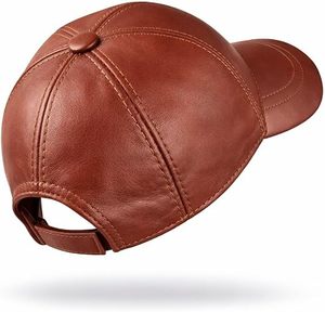 Gorra de Cuero con Correa Trasera, Logotipo Personalizado en Relieve, Gorra de Golf de Cuero Genuino, Gorra Unisex de Alta Calidad Tipo Dad Hat - Product Image 2