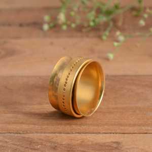 Handmade 14K Gold Plated Vintage Wedding Party Earrings Brass Jewelry - Product Image 4