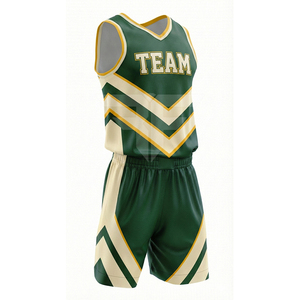 Maillot de basket-ball personnalisé pour les jeunes, avec numéros d'entraînement, short et maillot réversibles, uniforme de basket-ball pour enfants - Product Image 4