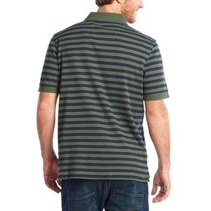 Polo homme en maille multi-panneaux vert olive, look classique, prix abordable, haute qualité, polo homme personnalisé - Product Image 4