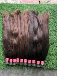 Extensiones de Cabello Virgen al por Mayor de un Solo Donante, Sin Cutículas, Doble Sedoso, Liso, Ondulado, Frontal HD, Afro, Bob, Liso, Rizado, Disponible - Product Image 3