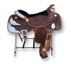 Silla de montar inglesa de cuero genuino hecha a mano BS International NA81, sostenible, transpirable, cómoda, duradera, color personalizado - Product Image 5