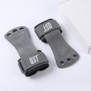 Wholesale Wrist Support Lifting Grips Non-Slip Custom logo <b>Hand</b> Grips for Gym Workout Weightlifting Training OEM For Unisex - Product Image 5