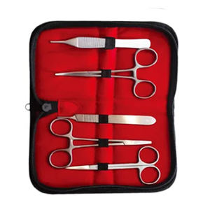 Kit complet de suture orthopédique pour étudiants en médecine vétérinaire, incluant un coussin en silicone réaliste et un manuel pour les hôpitaux - Product Image 3