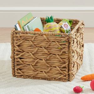 Panier pliable multifonctionnel pour organiser la maison, contenants à prix compétitif, paniers en jacinthe d'eau - Product Image 6