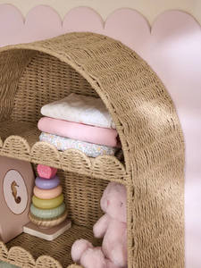 Estante de Pared de Seagrass Hecho a Mano de Primera Calidad para Decoración de Habitaciones Infantiles, Diseño Natural, Hecho en Vietnam - Product Image 5