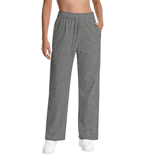 Pantalones Deportivos Casuales de Verano para Mujer, Corte Recto Regular, Estilo Vintage, Cintura Ajustable, 100% Algodón, Resistentes al Viento, Ecológicos, de Secado Rápido - Product Image 1