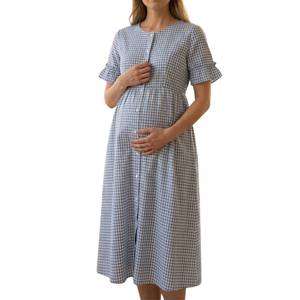 Vêtements de maternité en coton fabriqués en Inde pour femmes enceintes – Doux, respirants, adaptés à l'allaitement, tenues quotidiennes de grossesse, marque privée - Product Image 5