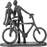 Los Mejores Regalos para Parejas, Escultura de Aluminio Hecha a Mano, Arte Moderno para Decoración del Hogar, Figuras Románticas, Regalo de Inauguración de Casa, Boda