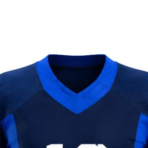 Maillot de football américain bleu marine et noir à manches courtes – Tenue de sport confortable pour l'entraînement, les matchs et les tenues d'équipe - Product Image 5