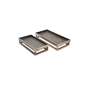 Bandeja de Servicio de Aluminio de Diseño con Estética Moderna para Exhibiciones Elegantes de Alimentos y Bebidas - Product Image 6