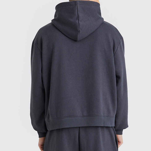 Fournisseur en gros propose un ensemble de survêtement respirant en molleton de coton à capuche 2 pièces pour homme, idéal pour l'hiver, avec option de marque privée et tarifs d'exportation en gros. - Product Image 6
