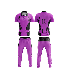 Reasonable Price Crickets Sports Jerseys Sets Athletic Sportswear 2 Piece Cricket T-Shirts & Ankle Length Pants Uniforms Set - Product Image 1