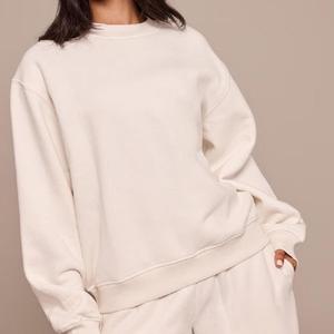 Custom Printed Top Black Women's Cotton Sweatshirt Women Loose and Leisure Classic Crew <b>Pullover</b> - Product Image 3
