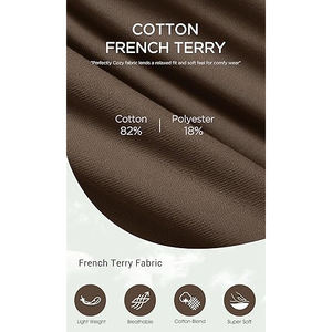 Shorts en molleton écologiques 220g pour femme, taille mi-haute avec cordon de serrage, doux, confortables, décontractés, coupe régulière, chauds pour l'hiver, pour la détente - Product Image 5