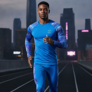Bulk Compression Tracksuit Dry Fit Mens Fitness Jogging Wear Elastic Thermal Base Layer <b>Athletic</b> Sportswear Uniform - Product Image 5