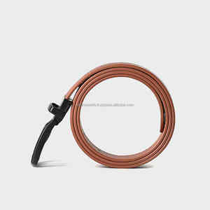 เข็มขัดหนังสำหรับผู้ชายเข็มขัดหัวเข็มกลัดโลหะผสมเข็มขัดหนังออกแบบโลโก้ได้ตามต้องการสไตล์ล่าสุด2025 - Product Image 3