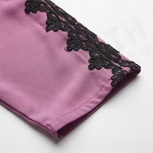 Abaya Abierta de Chifón Simple al por Mayor para Mujeres Musulmanas, Ropa Islámica Elegante, Moderna y de Alta Calidad - Product Image 5