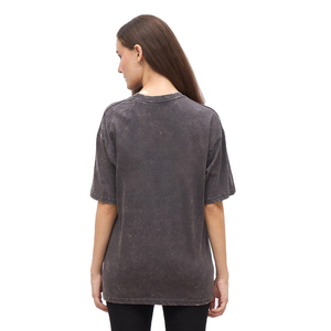 Camiseta de Algodón para Mujer con Lavado Ácido, Estilo Casual de Verano, Corte Regular, Ropa Personalizada, Proveedor de Fábrica OEM de Marca Privada, Alta Demanda - Product Image 6