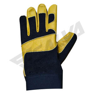 Guantes de Trabajo Anti-Impacto de Doble Palma, Cuero Vacuno de Primera Calidad, Protección para Manos, Guantes de Trabajo de Moda - Product Image 2