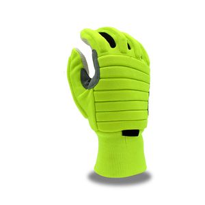 Tactical Hi Vis <b>Gloves</b> Designed For Industrial Safety Teams With Reinforced Palm Grip And Reflective Strip Technology - Product Image 2