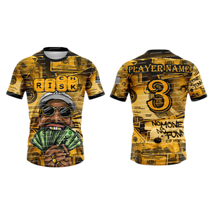Unisex 7v7 Flag Football Uniform Packages High Quality Heat-Transfer Printed Custom Logo 100% Polyester Compression Short UV - Product Image 3