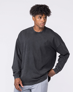 Sweat-shirts à capuche chauffants à manches longues noirs personnalisés en gros pour hommes - Product Image 2