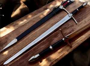 LEGACY BLADES Handmade Stainless Steel Anduril <b>Sword</b> Lord Rings King Aragon Modern Design <b>Wall</b> <b>Mount</b> Decorative Hanging Display - Product Image 6