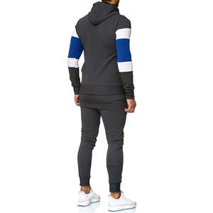 Nouvelle Collection : Ensemble Survêtement Décontracté Homme Automne – Jogging et Sweat à Capuche en Mélange Coton-Polyester, Coupe Ample, Séchage Rapide, Personnalisable OEM - Product Image 2