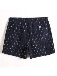 Shorts de bain pour hommes à motifs floraux, séchage rapide, respirants, légers, vêtements de plage, tissu tissé, taille élastique, cordon de serrage, shorts d'été - Product Image 5