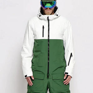 Combinaison de ski professionnelle pour hommes et femmes, imperméable, respirante, combinaison de snowboard à capuche, vêtements d'hiver thermiques pour la neige, combinaison de plein air - Product Image 2
