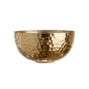 Bol à fruits rond en métal monobloc, durable et écologique, en acier poli, emballage élégant et résistant - Product Image 1