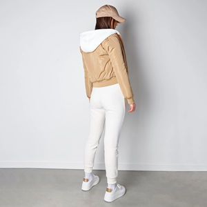 Blouson Bomber de Haute Qualité pour Femme 2026, Blouson de Baseball Personnalisé avec Manches en Cuir Brodé pour Homme et Femme - Product Image 6