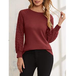 Suéter de Cuello Alto para Mujer, Tejido, con Logotipo Personalizado en la Parte Delantera, Holgado, Manga Larga, Casual, Invernal, Sólido, Antiarrugas, Transpirable, 100% Acrílico - Product Image 4