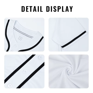 Custom Baseball Jerseys Sublimated Printing Softball <b>Shirt</b> Training Wear <b>Polyester</b> Streetwear Top Baseball Jersey - Product Image 4