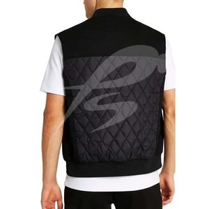 Chaleco de Invierno Personalizado para Hombre, Chaqueta Acolchada Ligera para Exteriores, con Bloques de Color, Cierre de Cremallera, 100% Poliéster, Chalecos Deportivos - Product Image 3