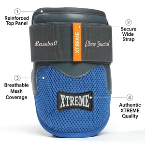 Protège-coude de baseball personnalisé en mousse rembourrée pour jeunes et adultes, avec capuchon renforcé, vente en gros de manchons de protection pour le coude de baseball - Product Image 2