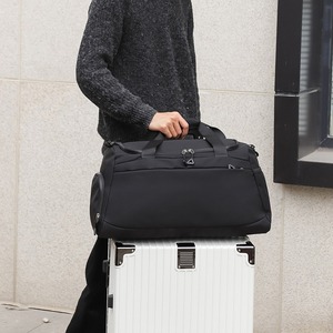 Bolsa de Gimnasio de Viaje Ligera de Poliéster, Resistente al Desgaste, para Distancias Cortas, con Cierre, Diseño Moderno e Impermeable, con Letras, para Hombre - Product Image 4