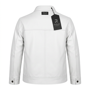 Smart kids leather <b>jacket</b> offering premium comfort durable construction stylish appearance and all season versatility - Product Image 6