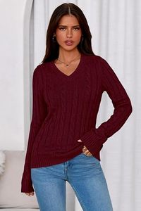 Women <b>Cable</b> <b>Knit</b> Turtleneck Sweater Ribbed High Neck Long Sleeve Pullover 100% Cotton Rib <b>Knit</b> Casual Winter <b>Jumper</b> Wholesale - Product Image 2