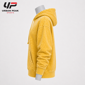 Comfortable Women Acid Wash <b>Hoodie</b> With Washed Color Variations <b>Cozy</b> Interior And Practical Pullover Design For Everyday Use - Product Image 4