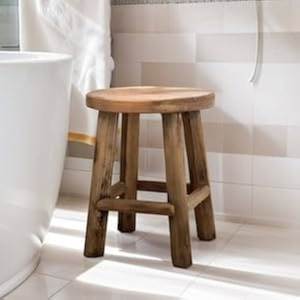 Tabouret en bois portable, design compact et léger, option de siège pratique pour la maison, le jardin, le camping et les voyages - Product Image 6